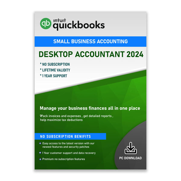 Intuit 2024 Desktop Accountant USA 1 User - lifetime